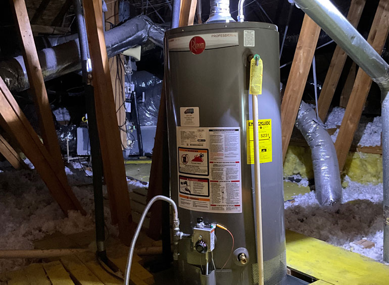 “Water Heaters in the Attic: Why Extreme Heat Can Extinguish the Pilot Light”